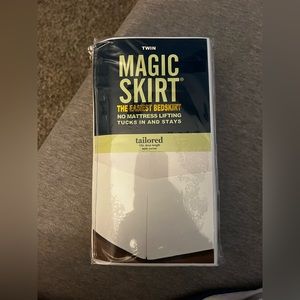 White Twin Bed Skirt